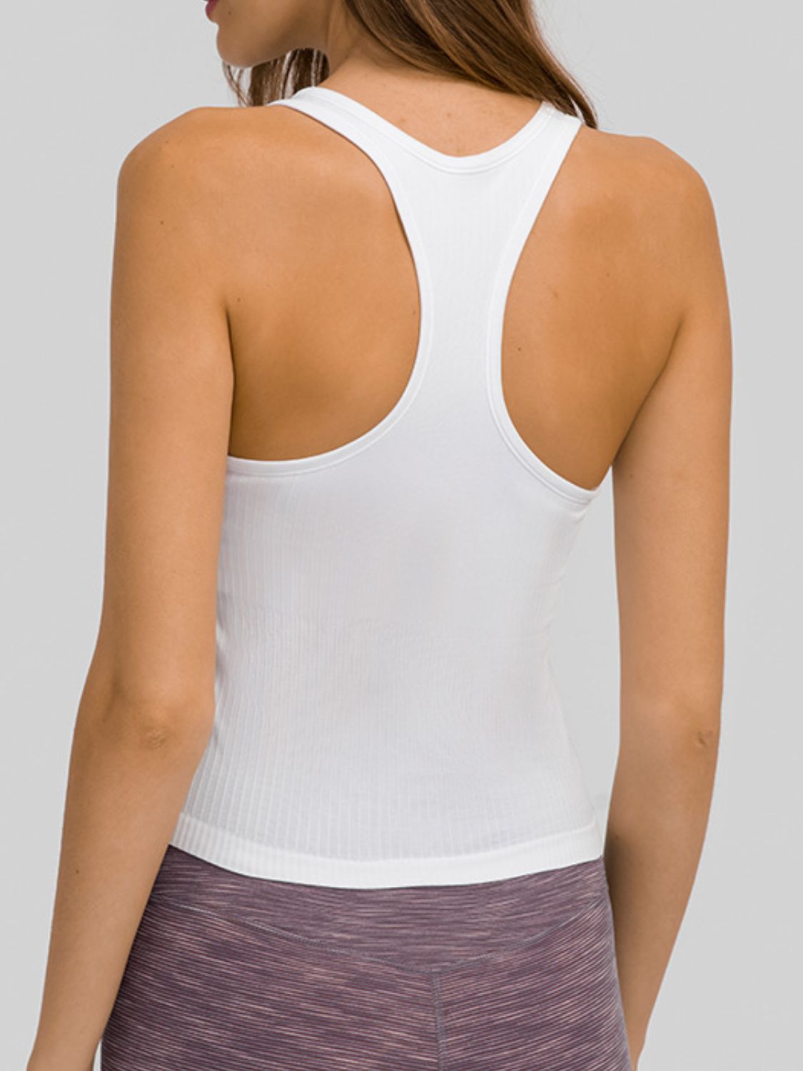 Round Neck Racerback Active Tank - RebelReine Apparel & Co.