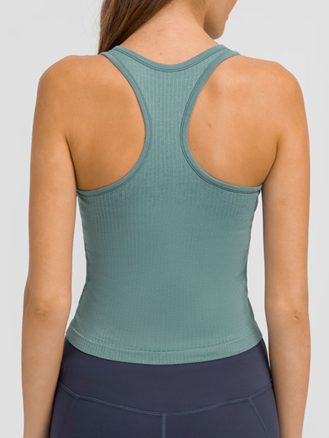 Round Neck Racerback Active Tank - RebelReine Apparel & Co.