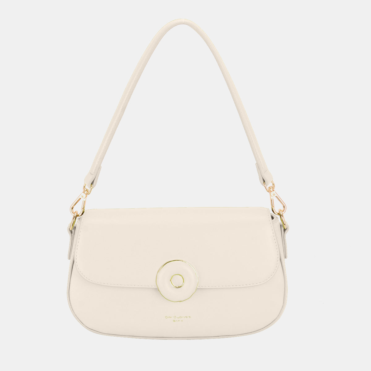 David Jones PU Leather Shoulder Bag - RebelReine Apparel & Co.