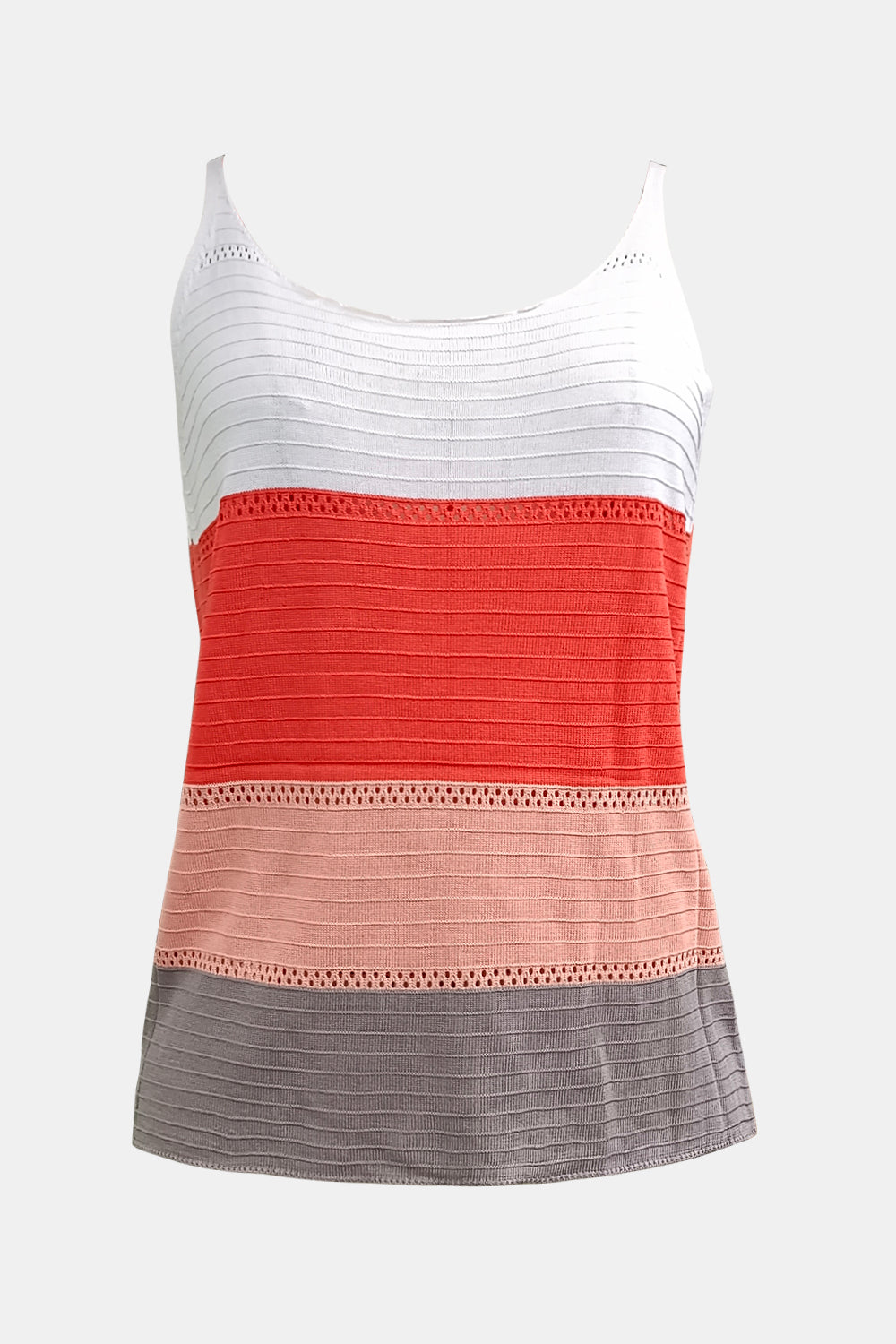 Color Block Scoop Neck Cami - RebelReine Apparel & Co.