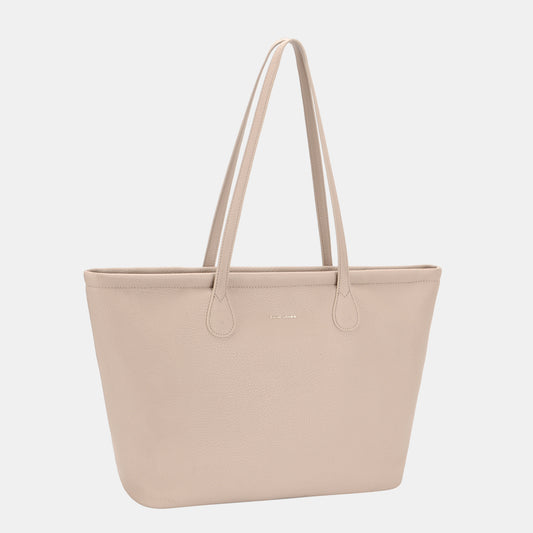 David Jones PU Leather Tote Bag - RebelReine Apparel & Co.