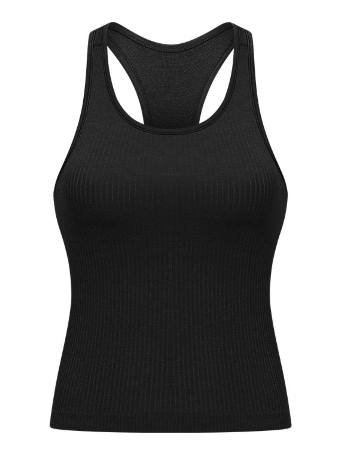 Round Neck Racerback Active Tank - RebelReine Apparel & Co.