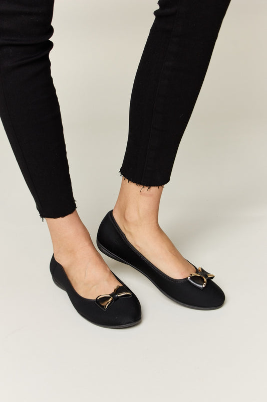 Forever Link Metal Buckle Flat Loafers - RebelReine Apparel & Co.