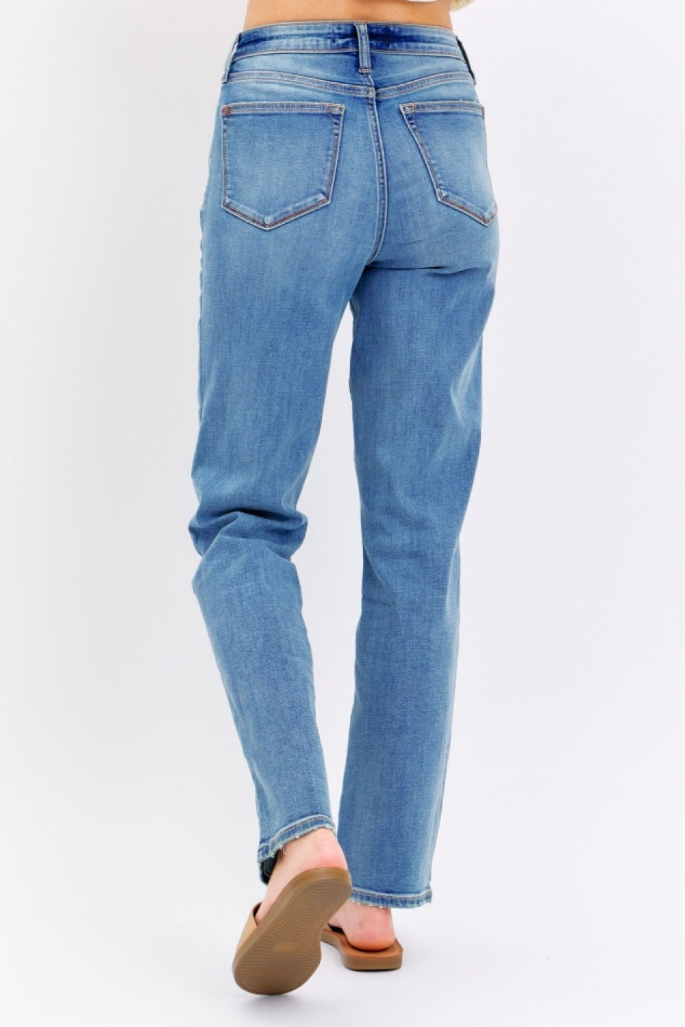 Judy Blue Full Size High Waist Straight Jeans - RebelReine Apparel & Co.