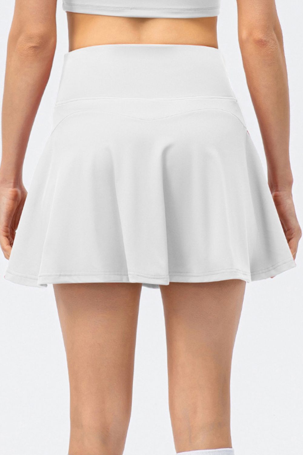 High Waist Wide Waistband Active Skirt - RebelReine Apparel & Co.