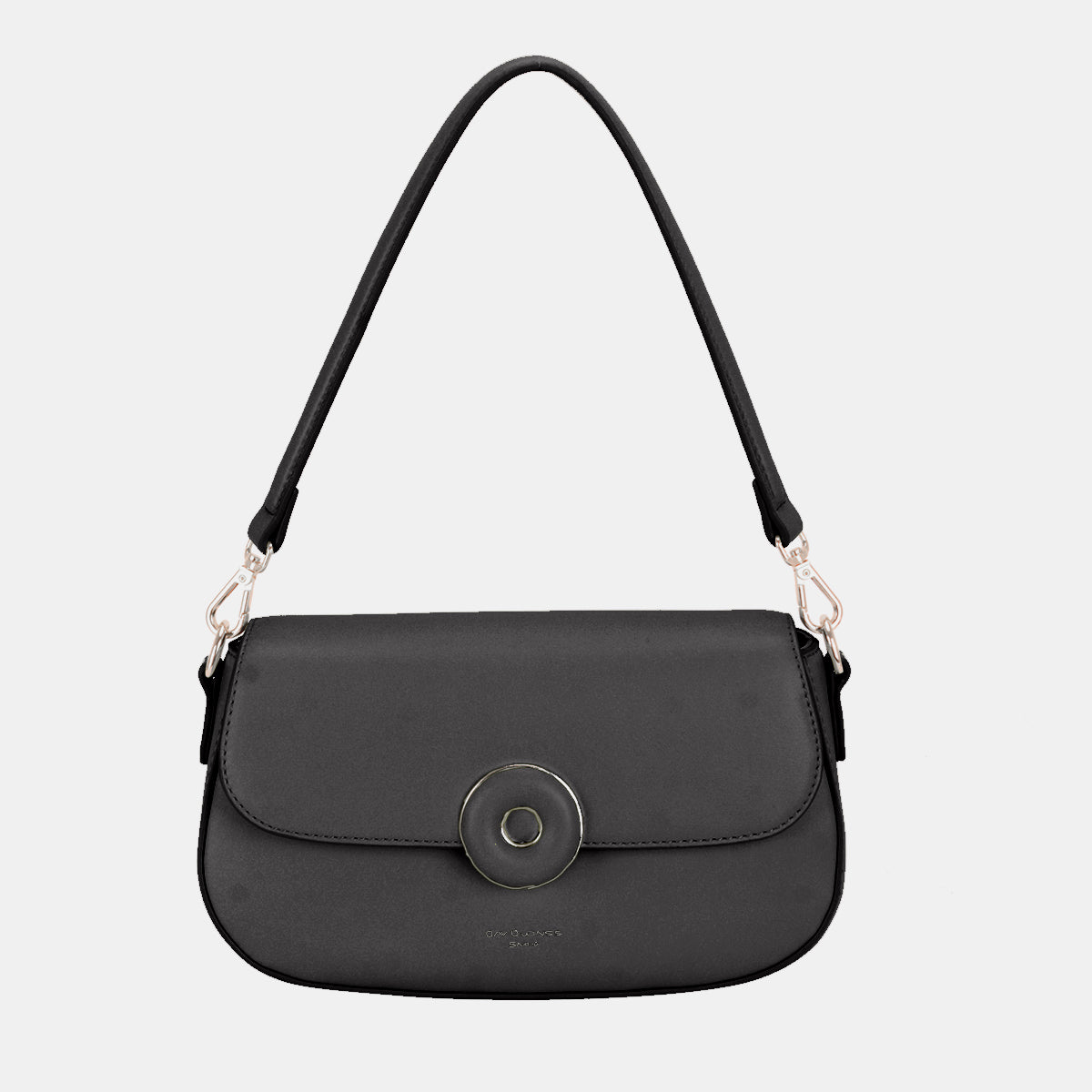 David Jones PU Leather Shoulder Bag - RebelReine Apparel & Co.