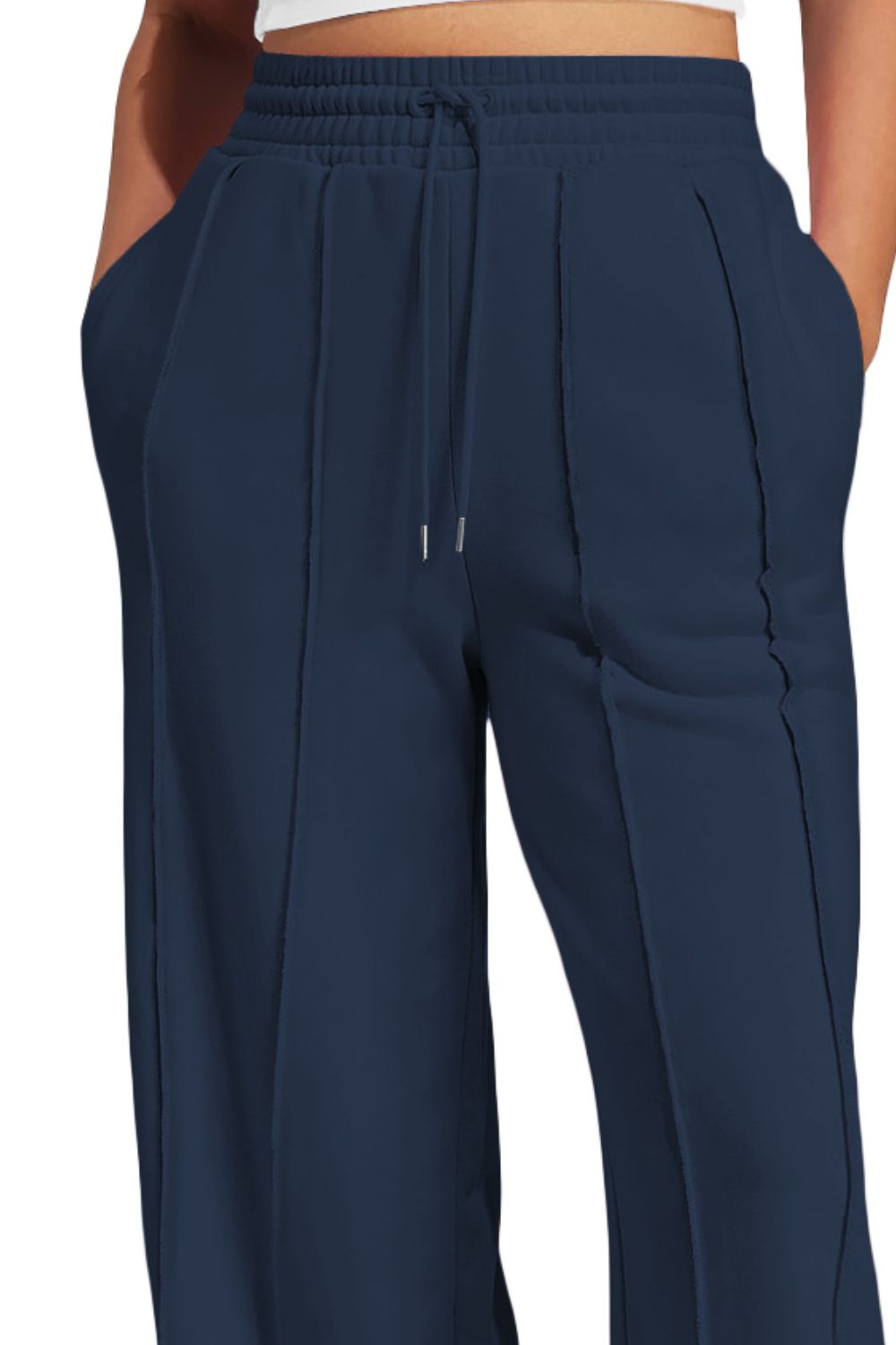 Drawstring Wide Leg Active Pants - RebelReine Apparel & Co.