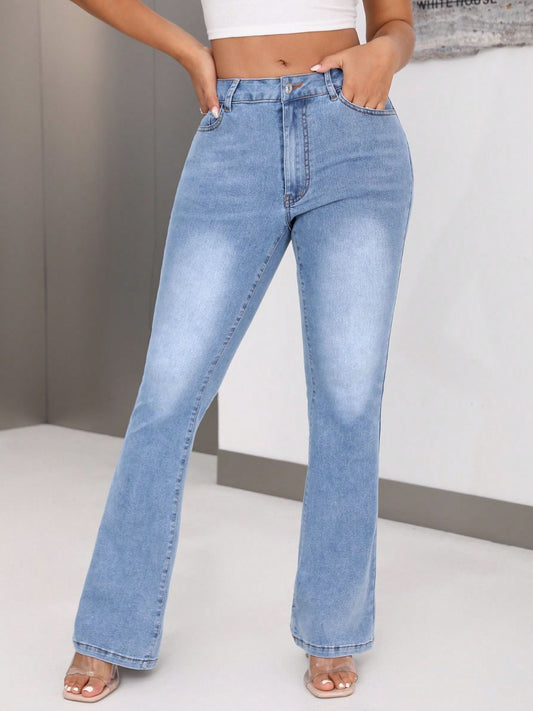 Bootcut Jeans with Pockets - RebelReine Apparel & Co.