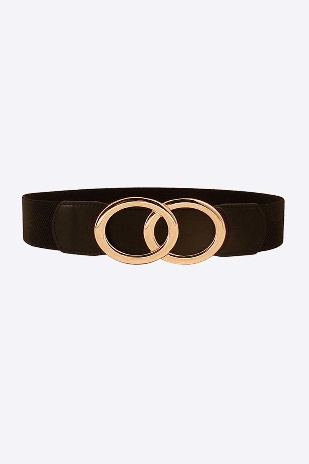 Zinc Alloy Buckle Elastic PU Belt - RebelReine Apparel & Co.