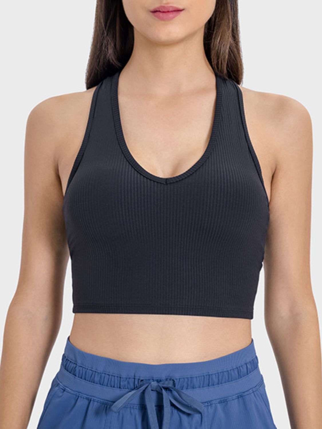 Scoop Neck Wide Strap Active Tank - RebelReine Apparel & Co.