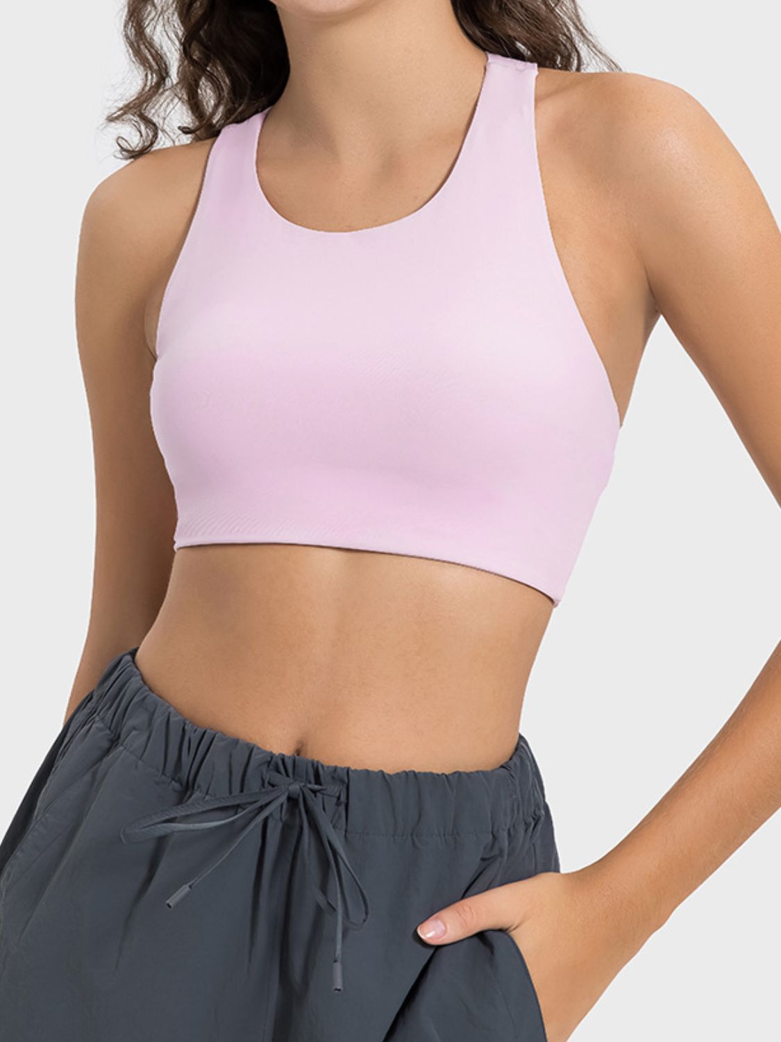 Cutout Round Neck Active Tank - RebelReine Apparel & Co.