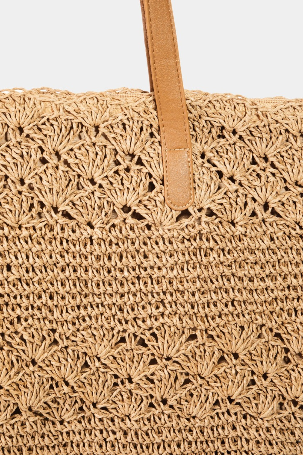 Fame Straw Braided Tote Bag - RebelReine Apparel & Co.