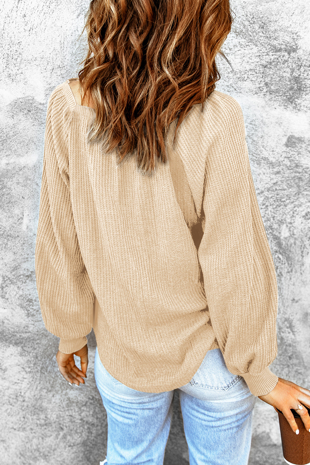 Square Neck Waffle-Knit Top - RebelReine Apparel & Co.