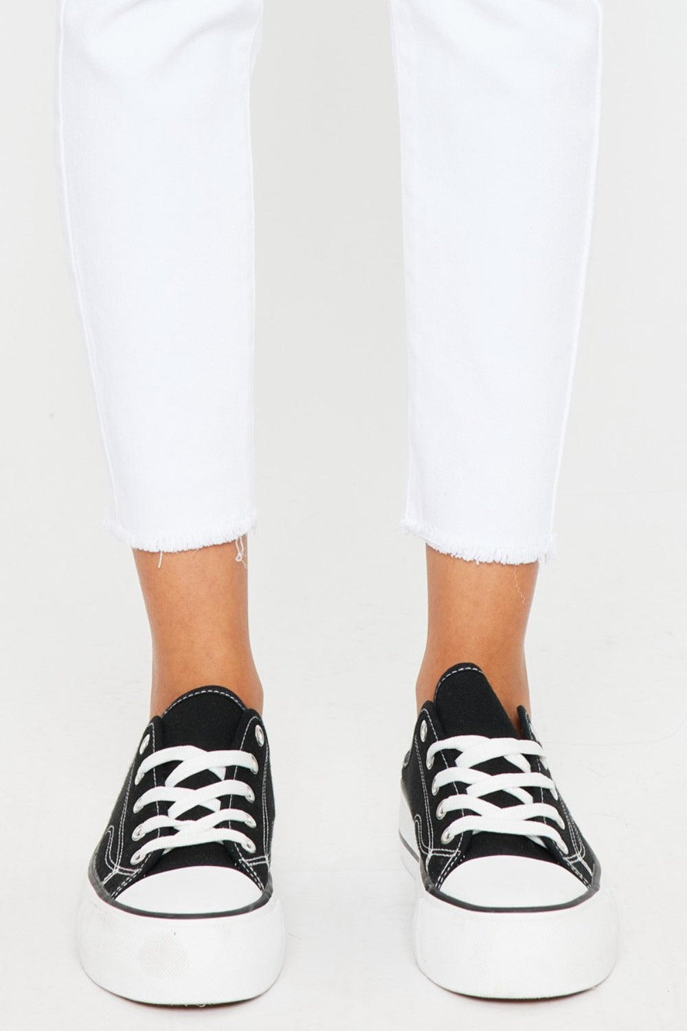 Kancan Mid Rise Ankle Skinny Jeans - RebelReine Apparel & Co.