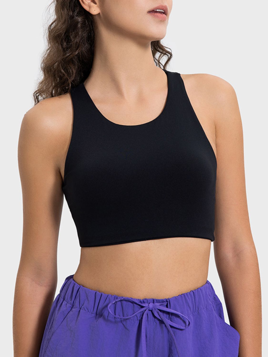 Cutout Round Neck Active Tank - RebelReine Apparel & Co.