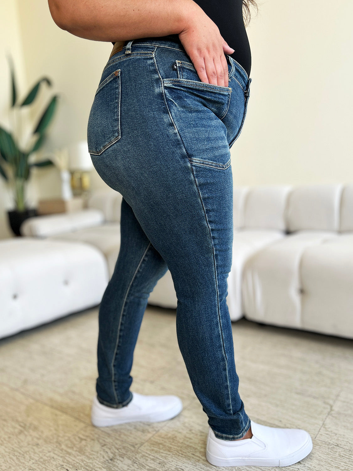 Judy Blue Full Size High Waist Skinny Jeans - RebelReine Apparel & Co.