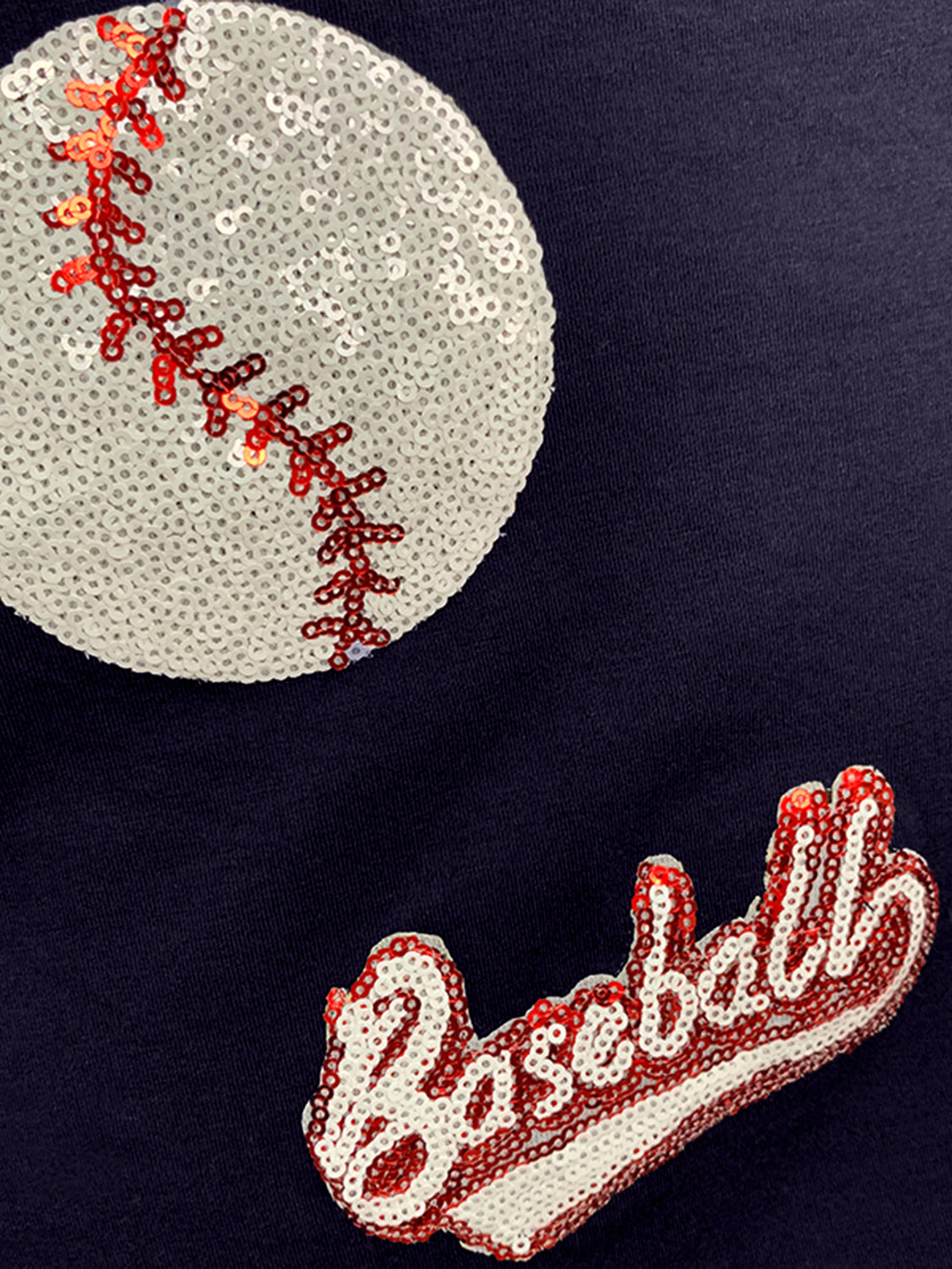 Baseball Round Neck Half Sleeve T-Shirt - RebelReine Apparel & Co.