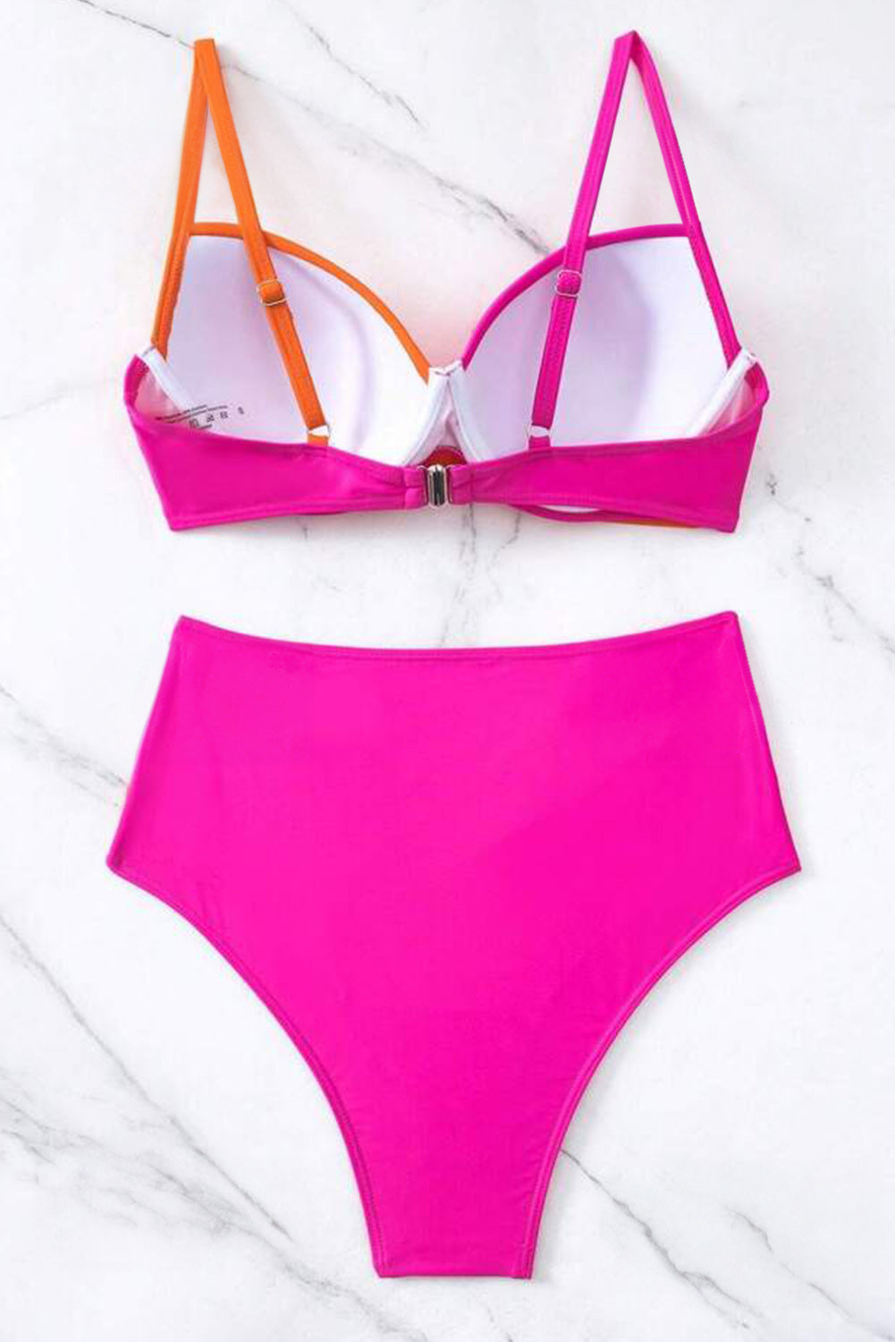 Contrast Sweetheart Neck Bikini Set - RebelReine Apparel & Co.