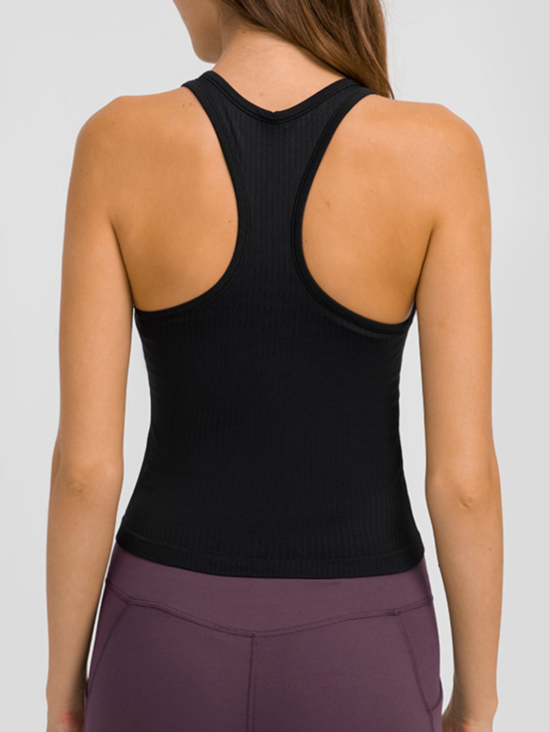 Round Neck Racerback Active Tank - RebelReine Apparel & Co.