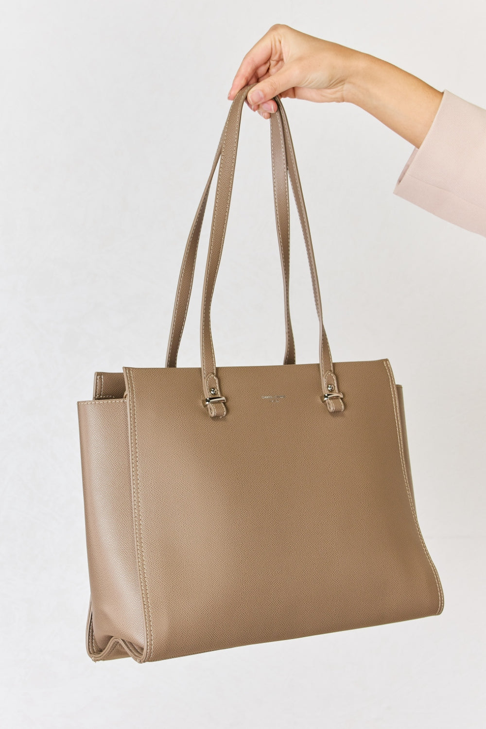 David Jones Medium Work Tote Bag - RebelReine Apparel & Co.