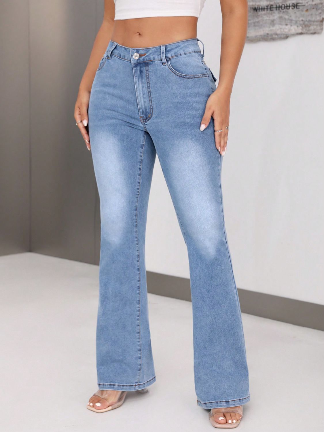 Bootcut Jeans with Pockets - RebelReine Apparel & Co.