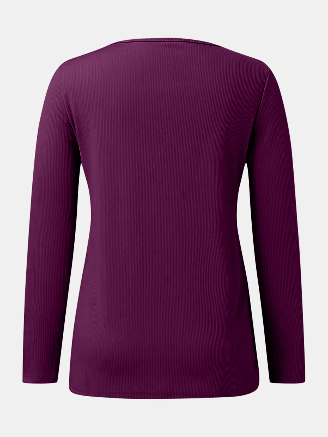 Full Size Scoop Neck Long Sleeve T-Shirt - RebelReine Apparel & Co.