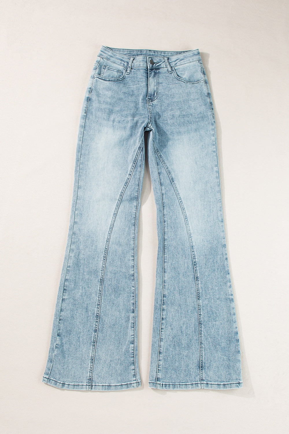 High Waist Bootcut Jeans with Pockets - RebelReine Apparel & Co.