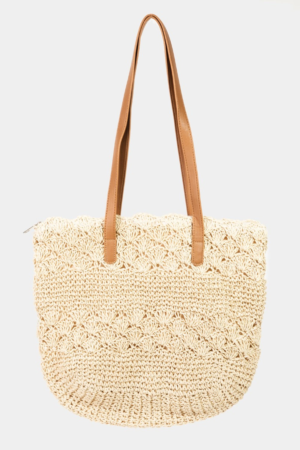 Fame Straw Braided Tote Bag - RebelReine Apparel & Co.