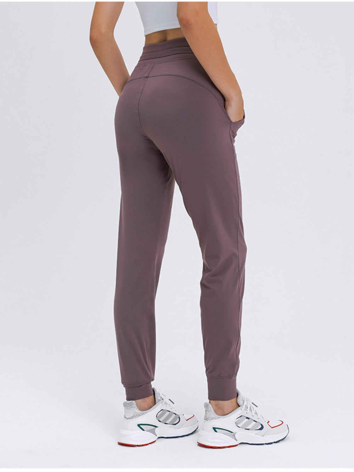 Double Take Tied Joggers with Pockets - RebelReine Apparel & Co.