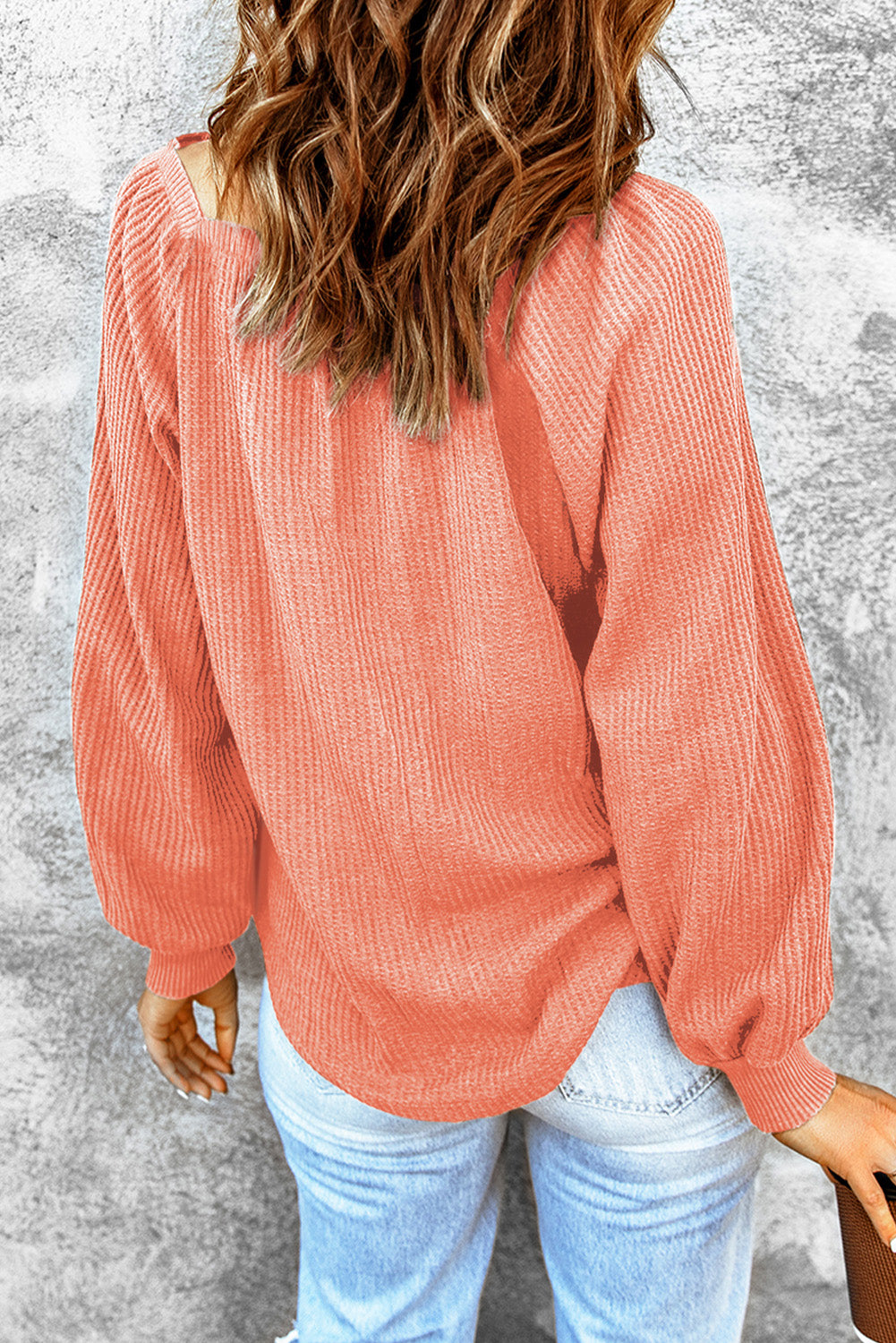 Square Neck Waffle-Knit Top - RebelReine Apparel & Co.