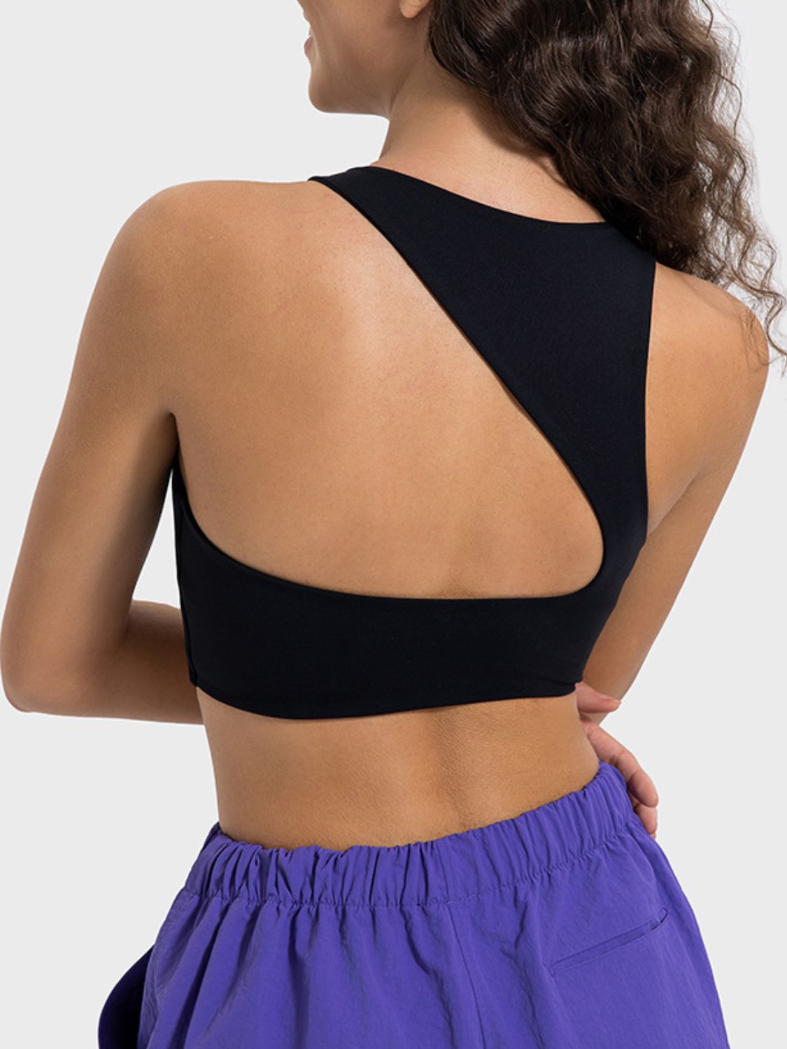 Cutout Round Neck Active Tank - RebelReine Apparel & Co.