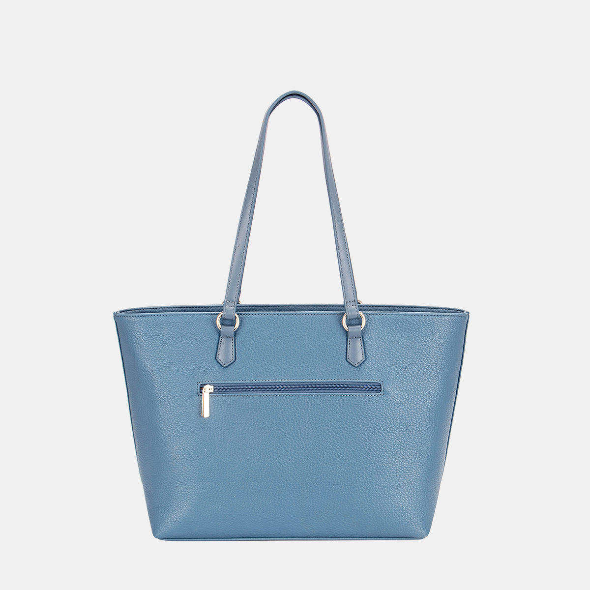 David Jones PU Leather Tote Bag - RebelReine Apparel & Co.