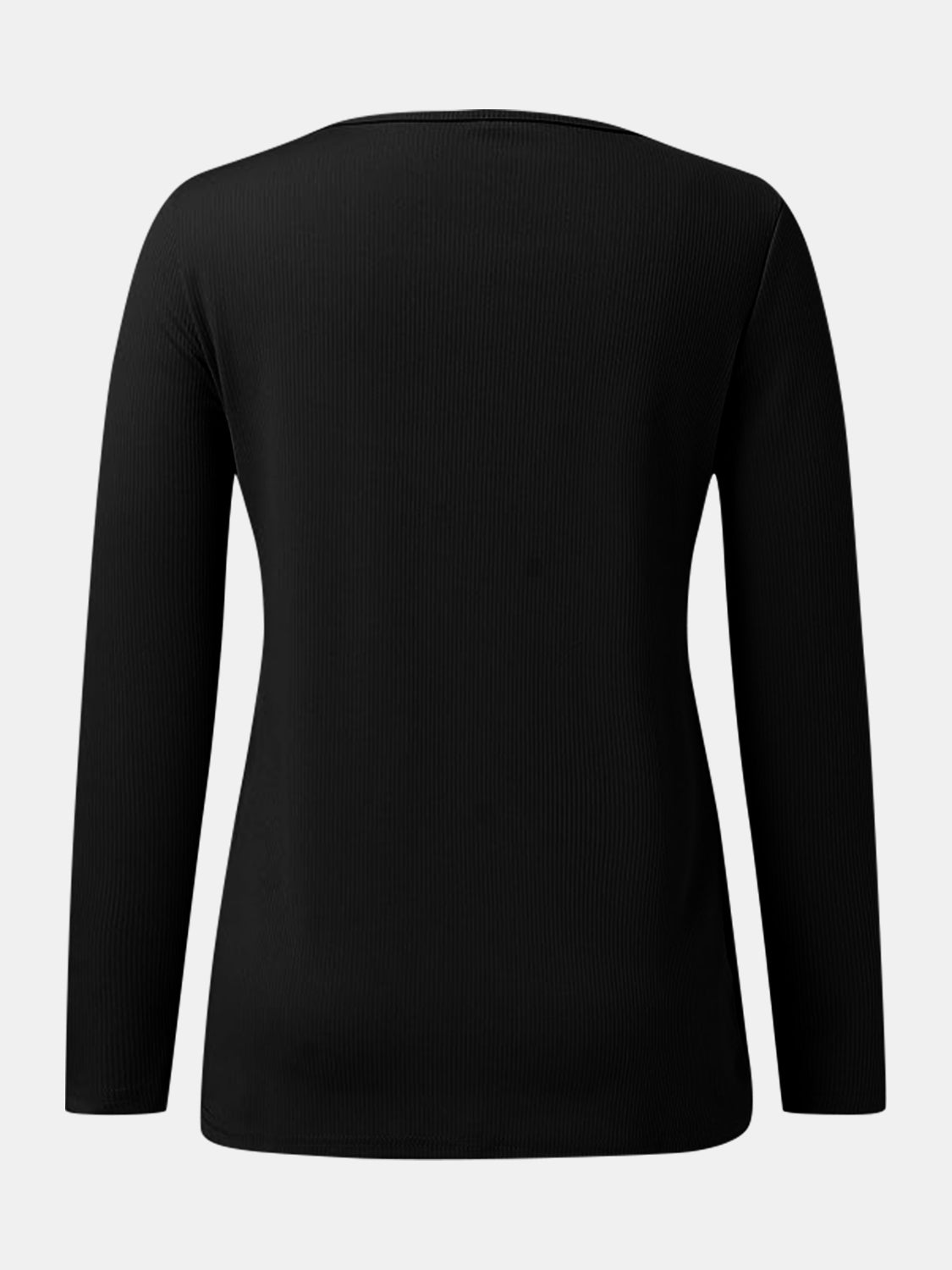 Full Size Scoop Neck Long Sleeve T-Shirt - RebelReine Apparel & Co.