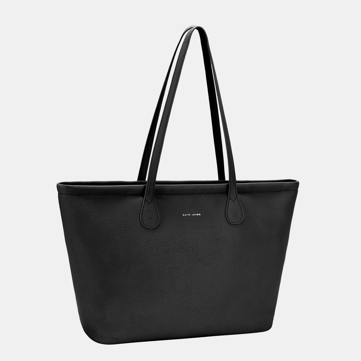 David Jones PU Leather Tote Bag - RebelReine Apparel & Co.