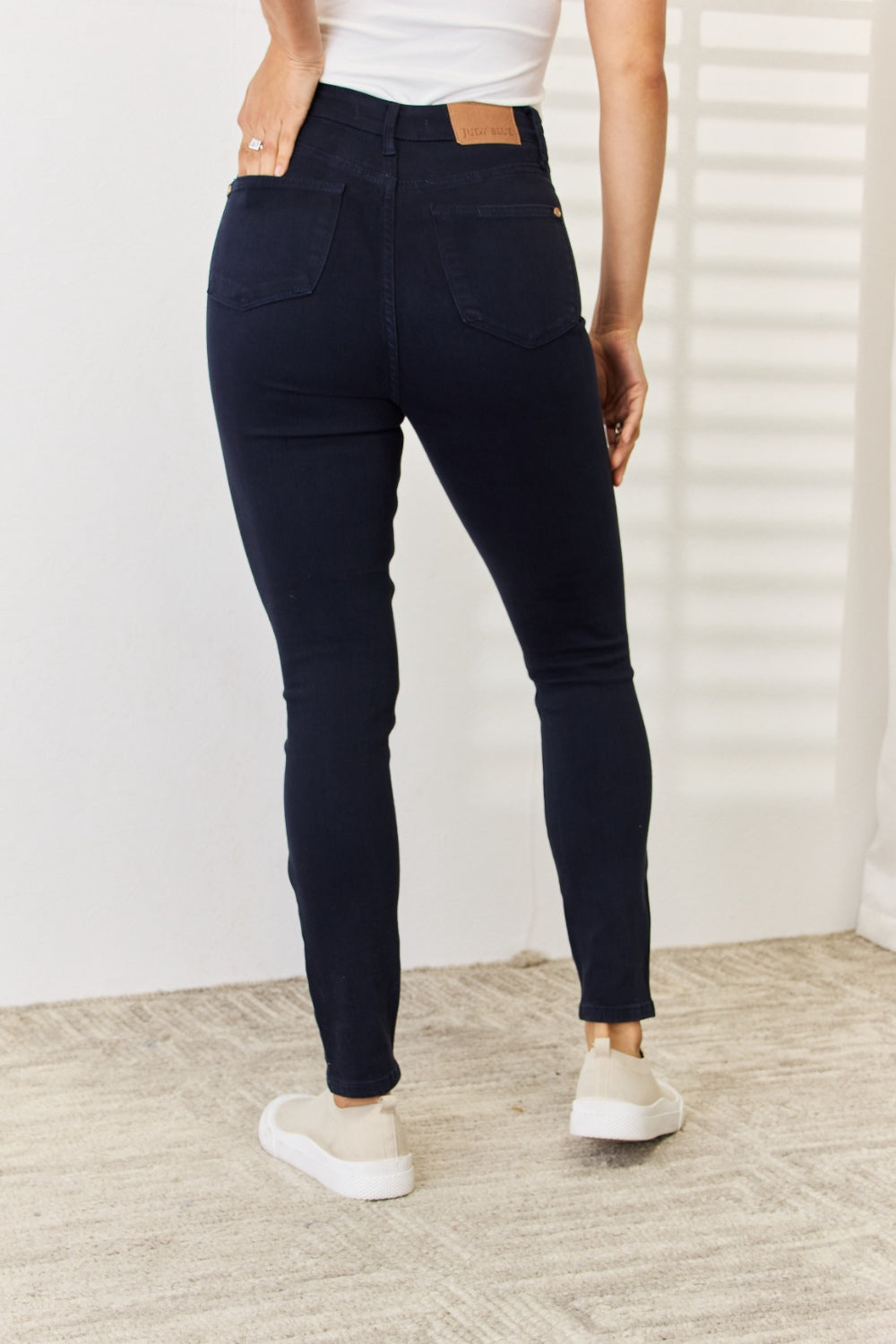 Judy Blue Full Size Garment Dyed Tummy Control Skinny Jeans - RebelReine Apparel & Co.