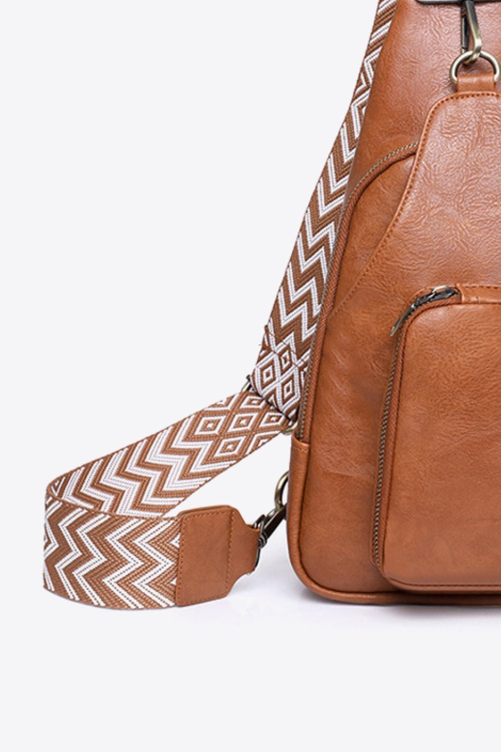 Adored Take A Trip PU Leather Sling Bag - RebelReine Apparel & Co.Trendsi