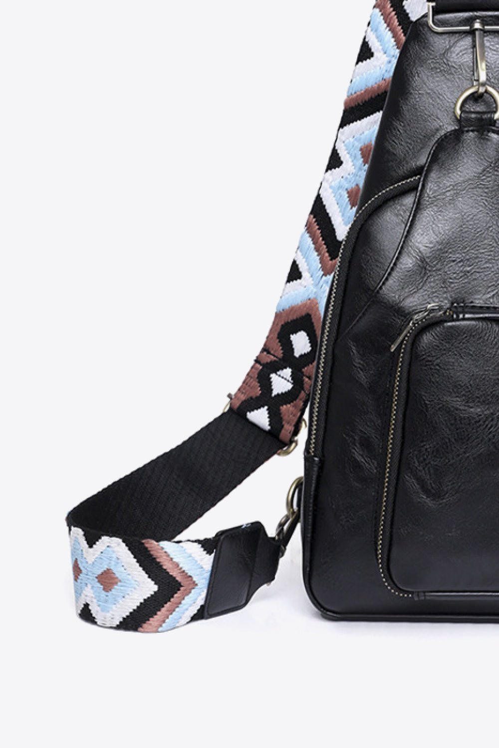 Adored Take A Trip PU Leather Sling Bag - RebelReine Apparel & Co.Trendsi