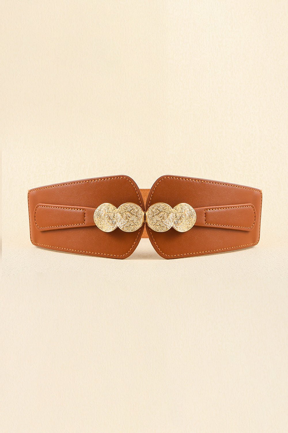 Alloy Buckle Elastic Belt - RebelReine Apparel & Co.Trendsi