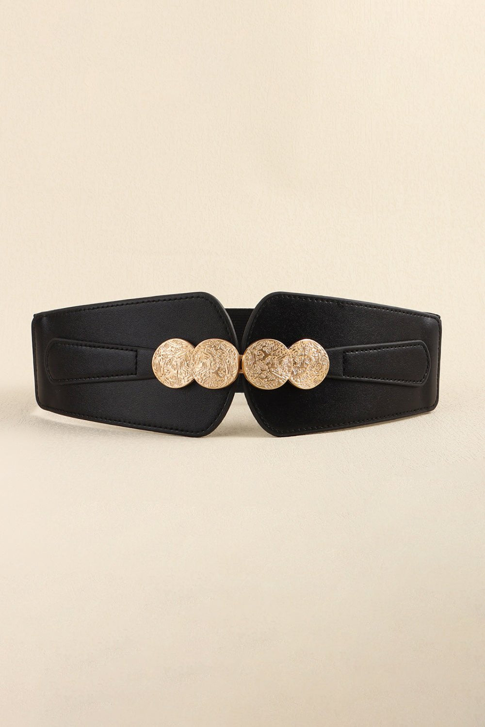 Alloy Buckle Elastic Belt - RebelReine Apparel & Co.Trendsi