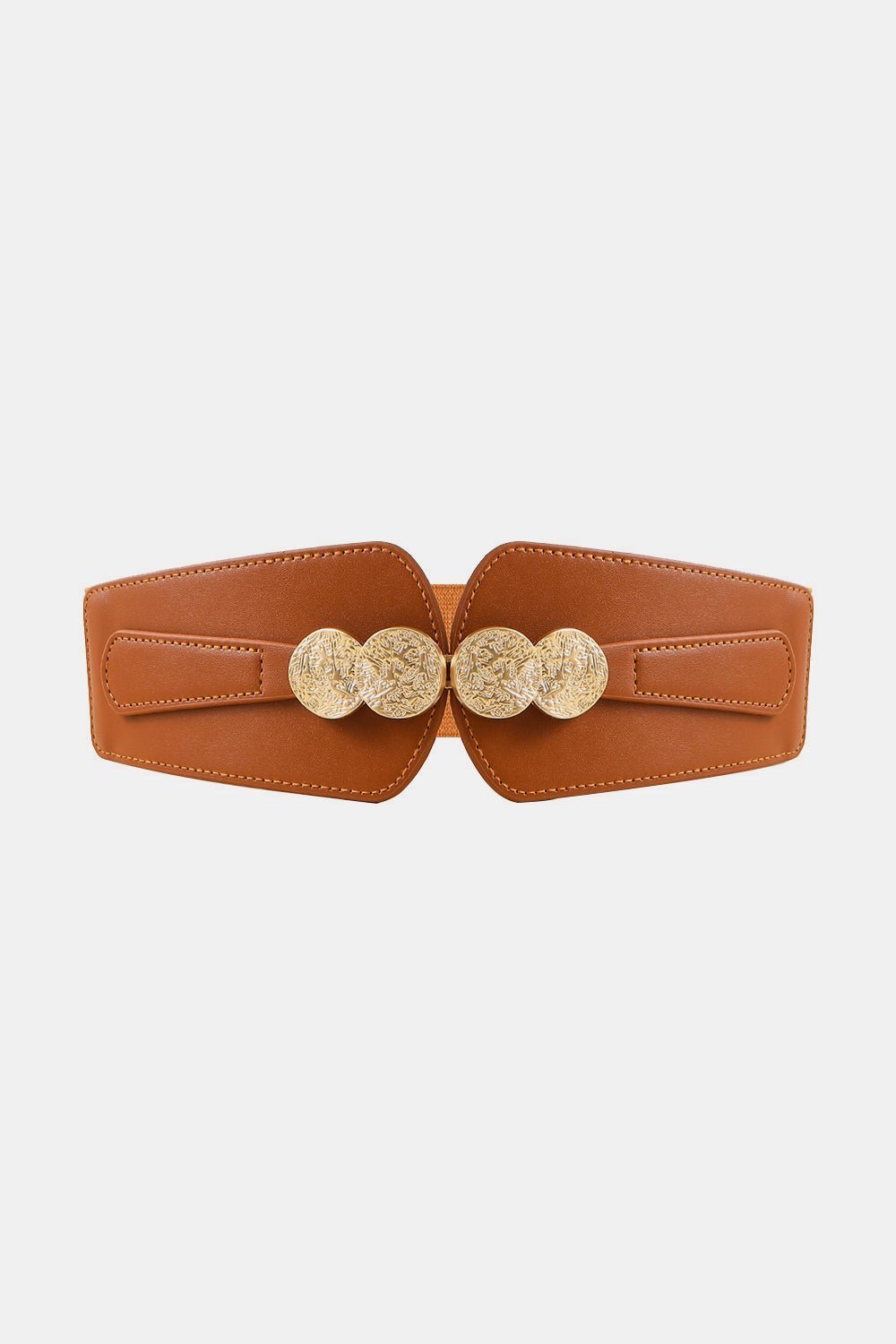 Alloy Buckle Elastic Belt - RebelReine Apparel & Co.Trendsi