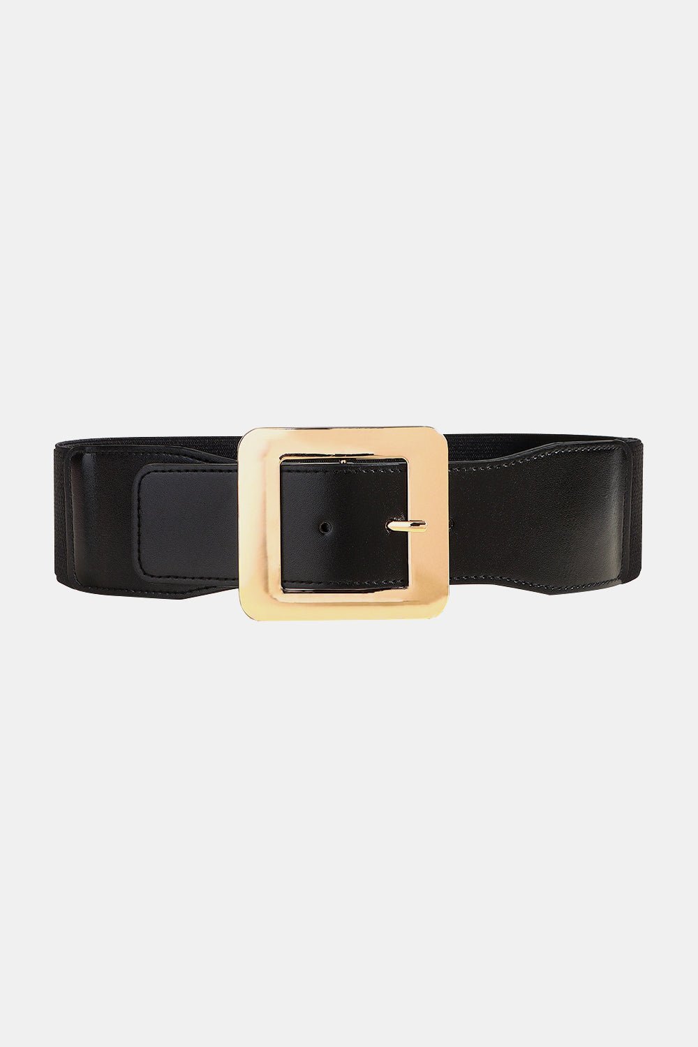 Alloy Buckle PU Leather Belt - RebelReine Apparel & Co.Trendsi