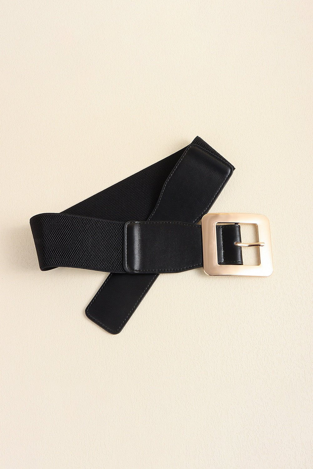 Alloy Buckle PU Leather Belt - RebelReine Apparel & Co.Trendsi