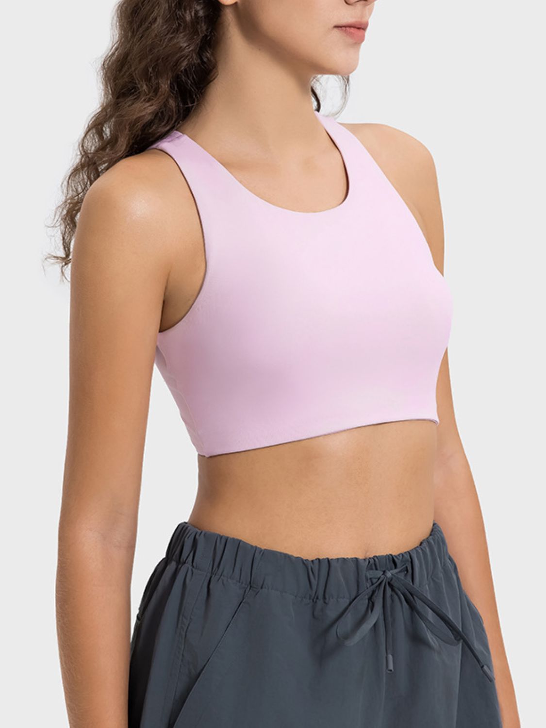 Cutout Round Neck Active Tank - RebelReine Apparel & Co.