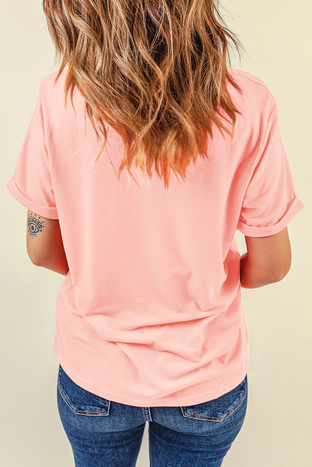 Round Neck Short Sleeve T-Shirt - RebelReine Apparel & Co.