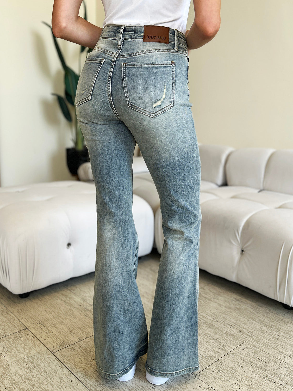 Judy Blue Full Size High Waist Flare Jeans - RebelReine Apparel & Co.