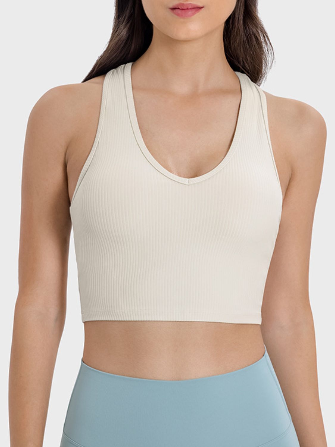 Scoop Neck Wide Strap Active Tank - RebelReine Apparel & Co.