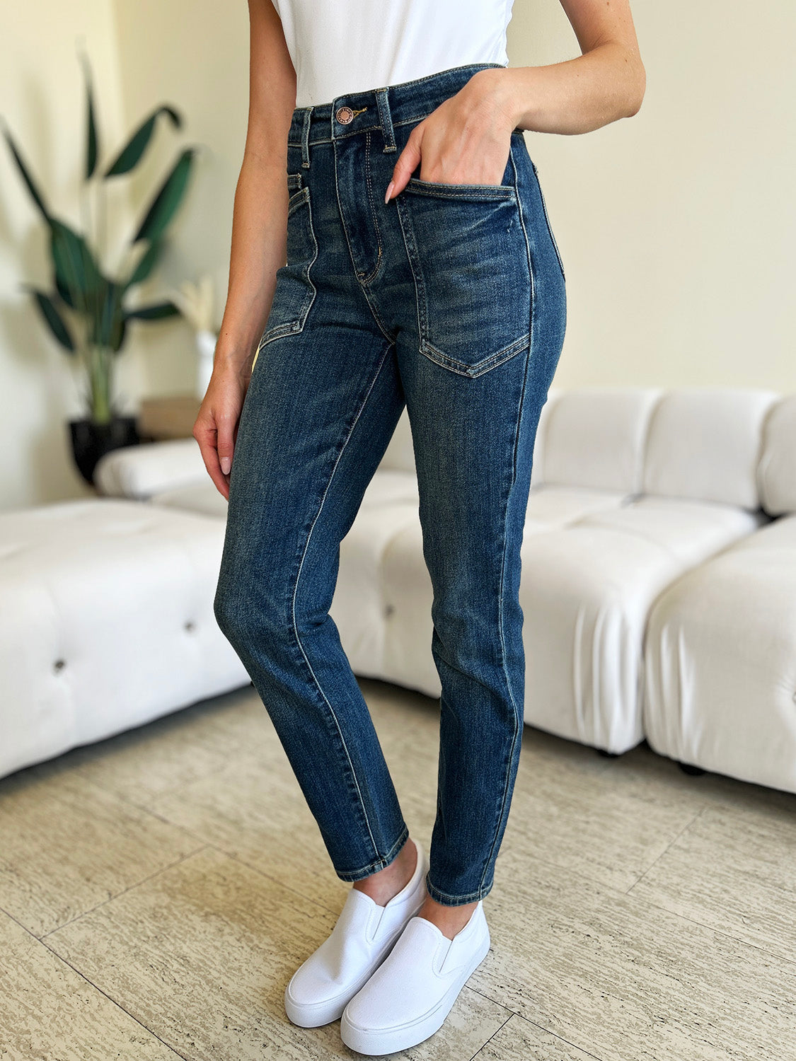 Judy Blue Full Size High Waist Skinny Jeans - RebelReine Apparel & Co.