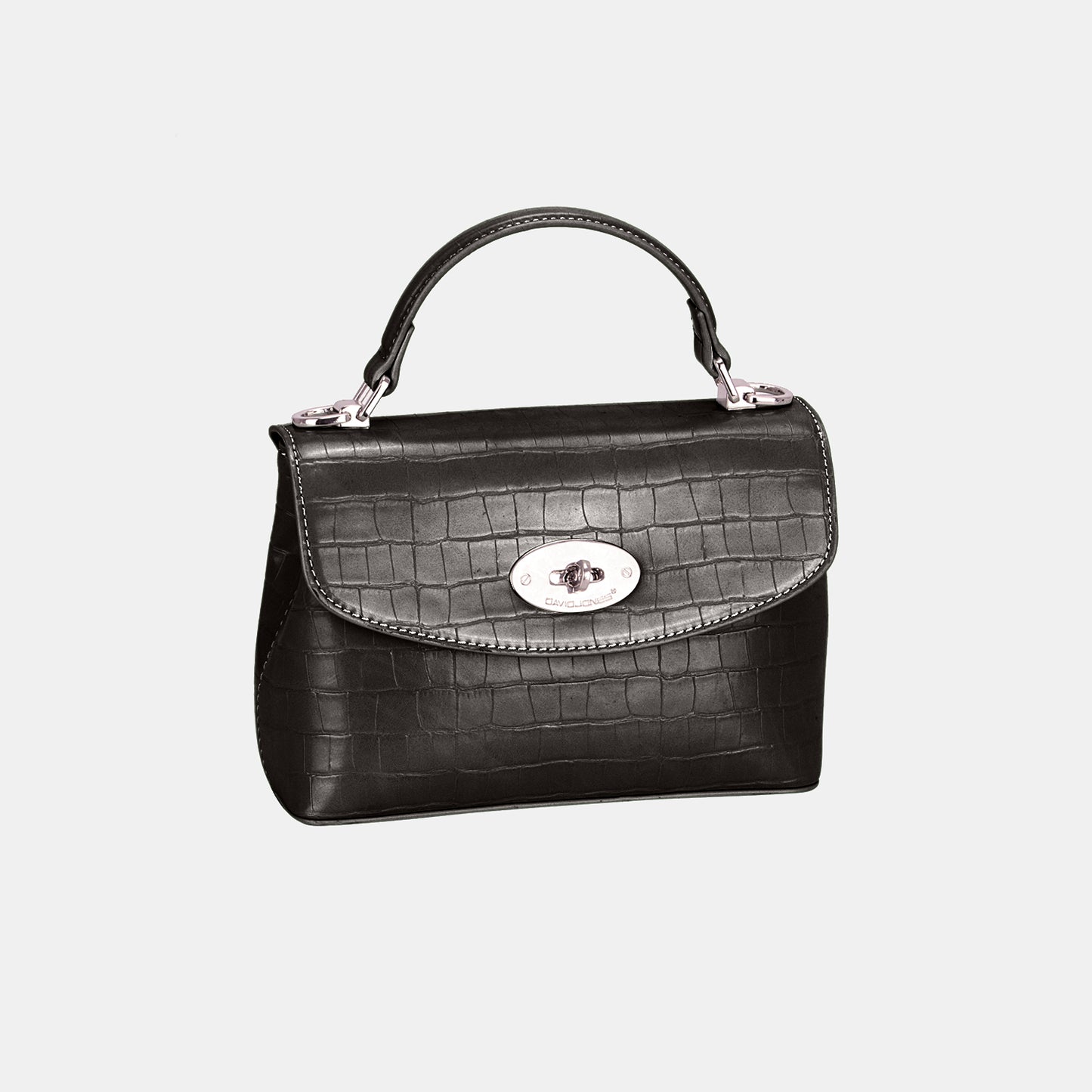 David Jones Texture PU Leather Handbag - RebelReine Apparel & Co.