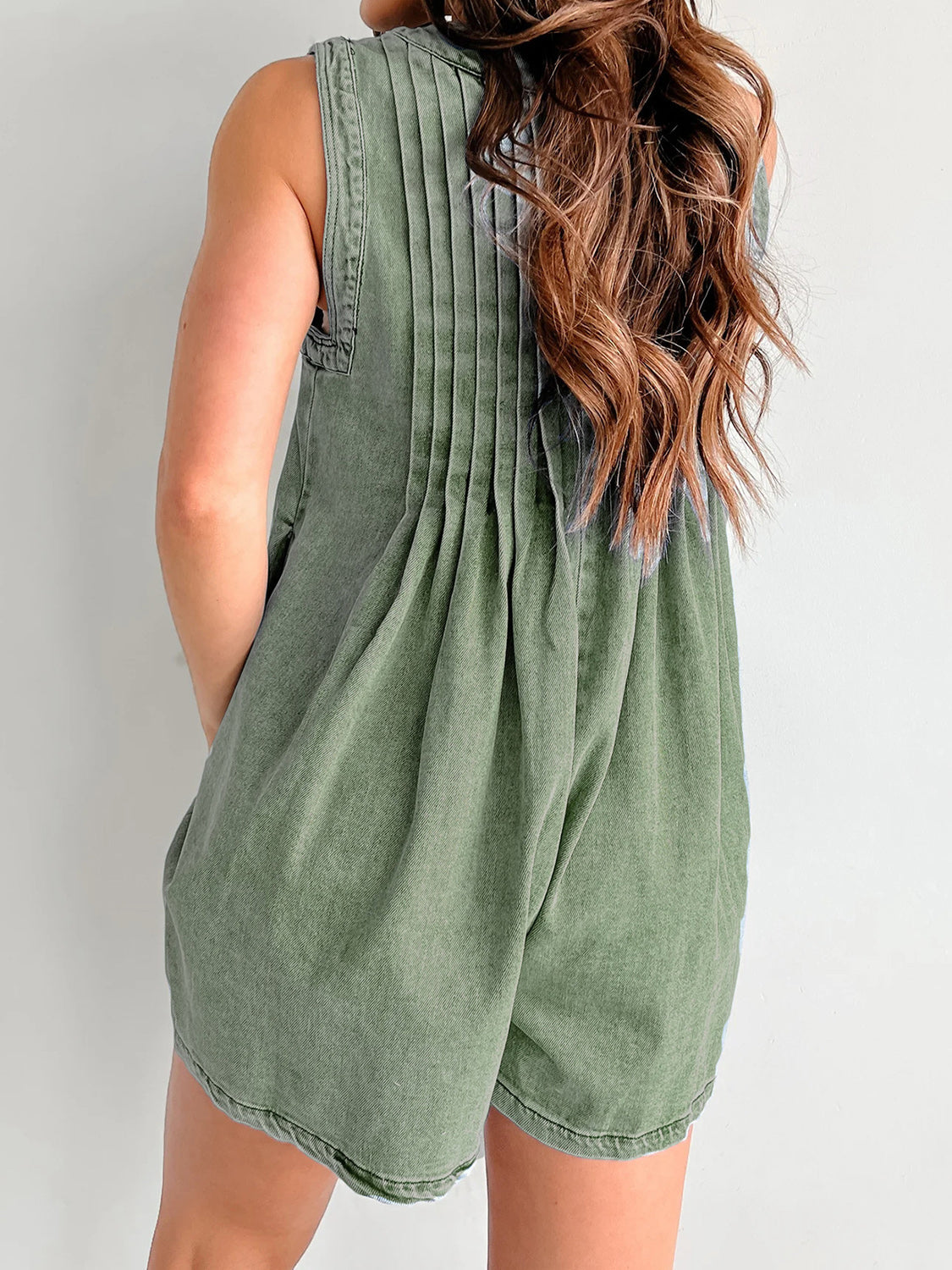 Tied Romper with Pockets