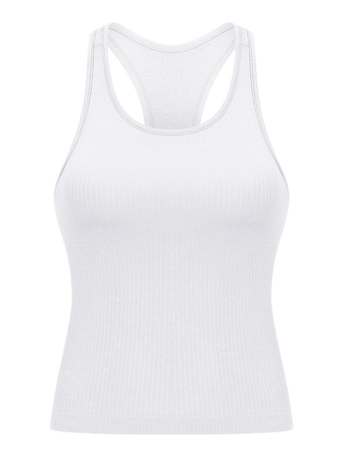 Round Neck Racerback Active Tank - RebelReine Apparel & Co.